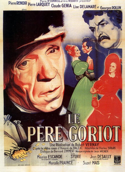 Обложка (Постер) Отец Горио / Le père Goriot (1945) SATRip Обложка (Постер) Отец Горио / Le père Goriot (1945) SATRip