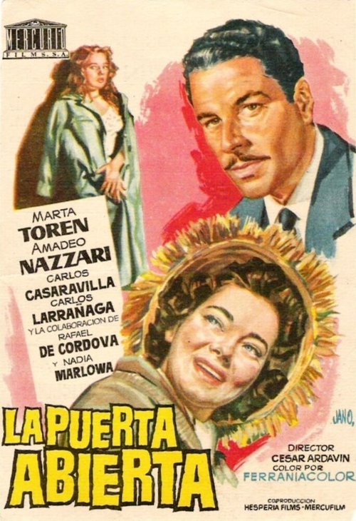 Обложка (Постер) Открытая дверь / La puerta abierta (1957) SATRip Обложка (Постер) Открытая дверь / La puerta abierta (1957) SATRip