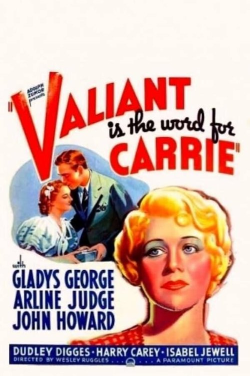 Обложка (Постер) Отвага — второе имя Керри / Valiant Is the Word for Carrie (1936) SATRip