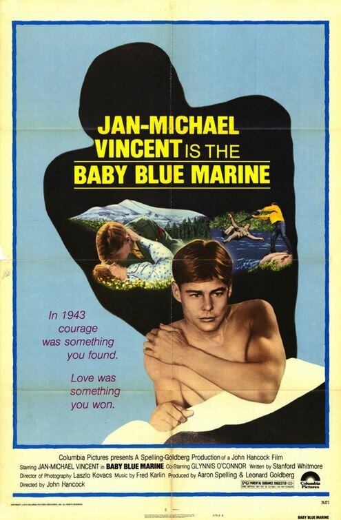 Обложка (Постер) Парень из морской пехоты / Baby Blue Marine (1976) SATRip