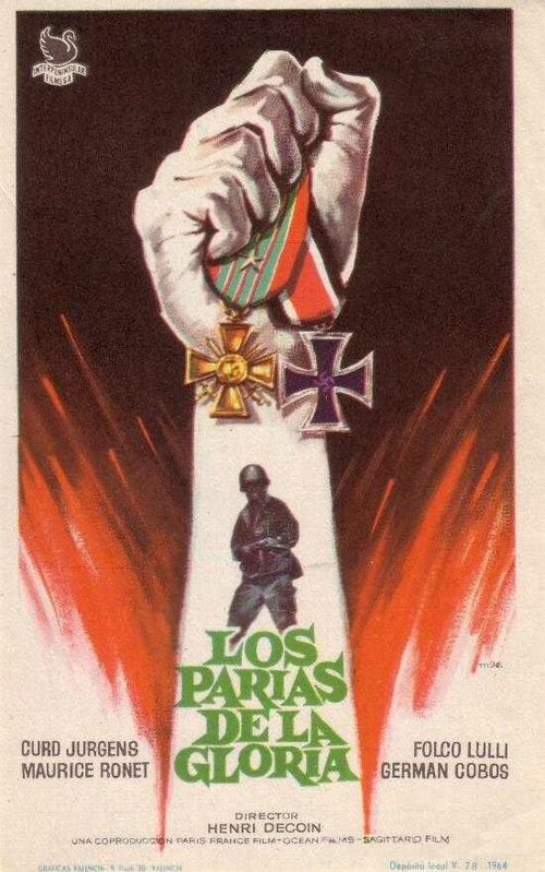 Обложка (Постер) Парии славы / Les parias de la gloire (1964) SATRip Обложка (Постер) Парии славы / Les parias de la gloire (1964) SATRip