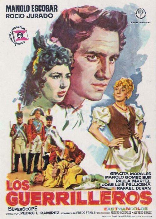 Обложка (Постер) Партизаны / Los guerrilleros (1963) 