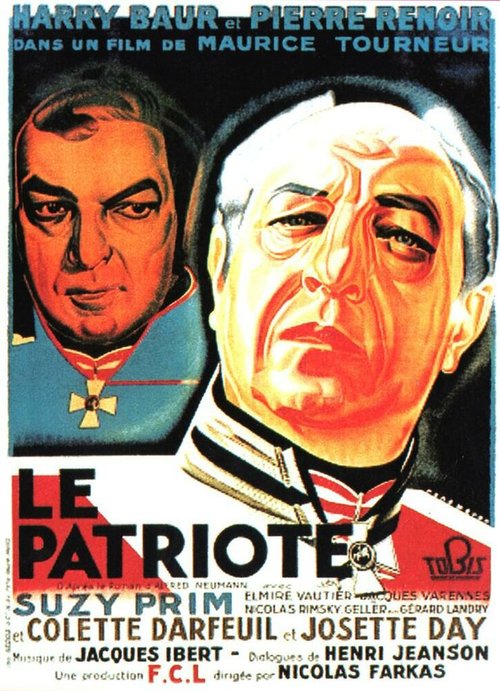 Обложка (Постер) Патриот / Le patriote (1938) SATRip Обложка (Постер) Патриот / Le patriote (1938) SATRip