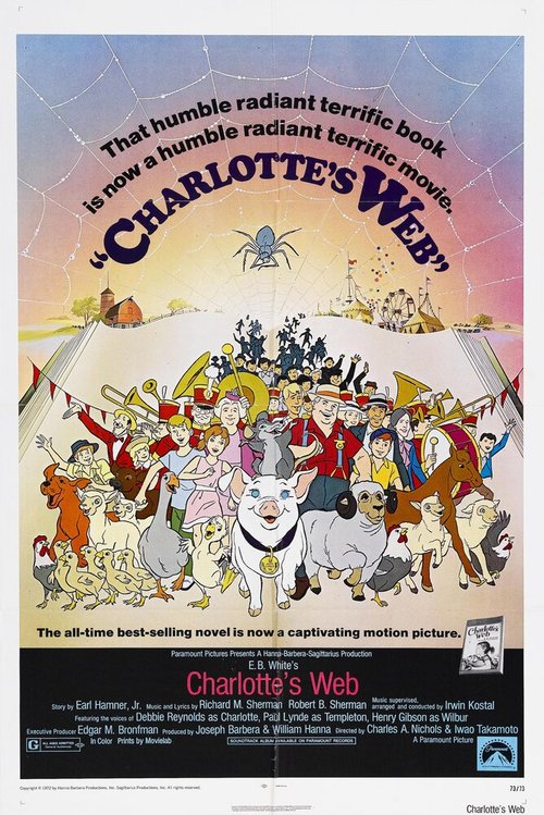 Обложка (Постер) Паутина Шарлотты / Charlotte's Web (1973) SATRip Обложка (Постер) Паутина Шарлотты / Charlotte's Web (1973) SATRip