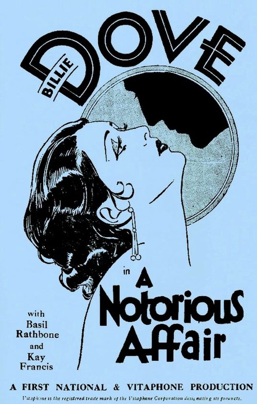 Обложка (Постер) Печально известный роман / A Notorious Affair (1930) SATRip
