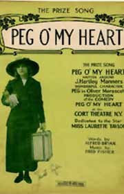 Обложка (Постер) Пег в моем сердце / Peg o' My Heart (1922) SATRip