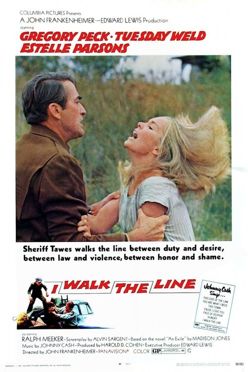 Обложка (Постер) Переступить черту / I Walk the Line (1970) SATRip