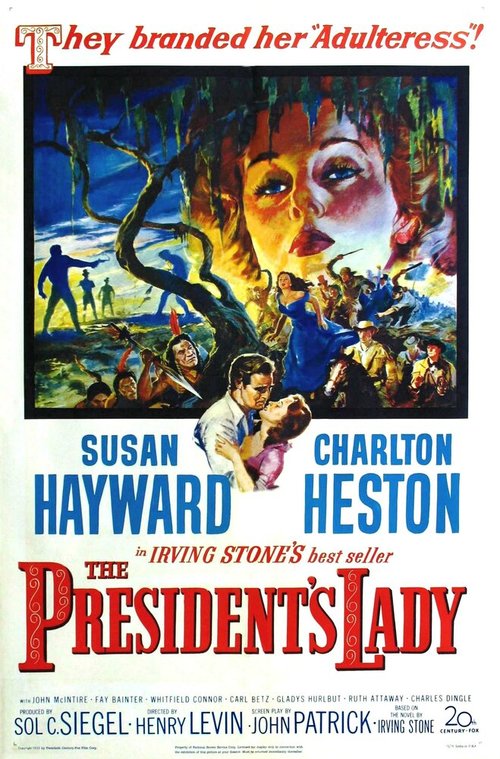 Обложка (Постер) Первая леди / The President's Lady (1953) SATRip Обложка (Постер) Первая леди / The President's Lady (1953) SATRip