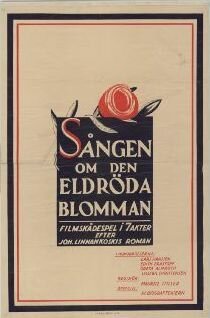 Обложка (Постер) Песнь о багрово-красном цветке / Sången om den eldröda blomman (1919) SATRip