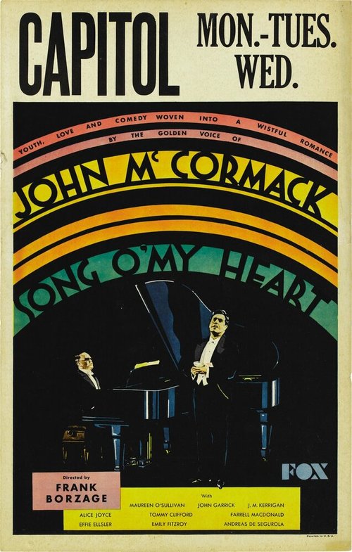 Обложка (Постер) Песня моего сердца / Song o' My Heart (1930) SATRip