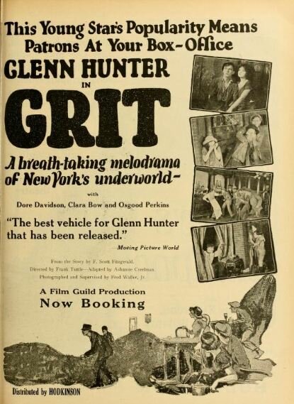 Обложка (Постер) Песок / Grit (1924) 