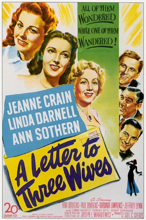 Обложка (Постер) Письмо трем женам / A Letter to Three Wives (1949) SATRip Обложка (Постер) Письмо трем женам / A Letter to Three Wives (1949) SATRip