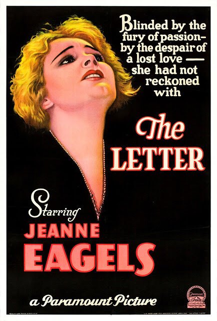 Обложка (Постер) Письмо / The Letter (1929) SATRip