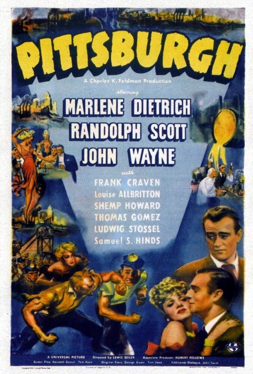 Обложка (Постер) Питтсбург / Pittsburgh (1942) SATRip Обложка (Постер) Питтсбург / Pittsburgh (1942) SATRip