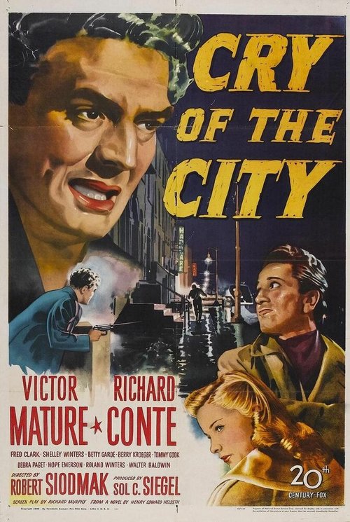 Обложка (Постер) Плач большого города / Cry of the City (1948) SATRip Обложка (Постер) Плач большого города / Cry of the City (1948) SATRip
