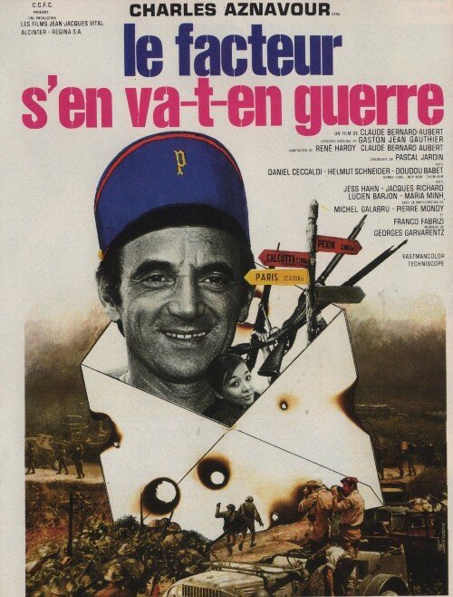 Обложка (Постер) Почтальон уходит на войну / Le facteur s'en va-t-en guerre (1966) SATRip