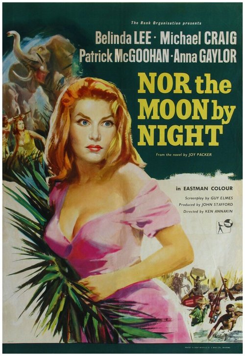 Обложка (Постер) Под африканским небом / Nor the Moon by Night (1958) SATRip