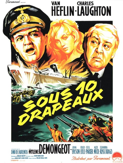 Обложка (Постер) Под десятью флагами / Sotto dieci bandiere (1960) SATRip Обложка (Постер) Под десятью флагами / Sotto dieci bandiere (1960) SATRip
