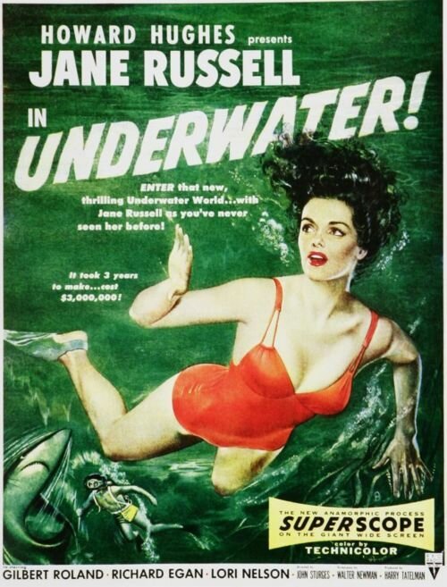 Обложка (Постер) Под водой! / Underwater! (1955) SATRip Обложка (Постер) Под водой! / Underwater! (1955) SATRip