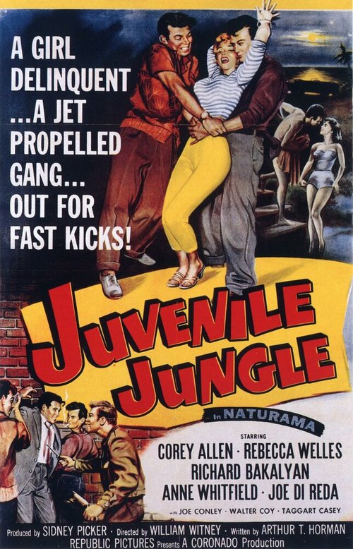 Обложка (Постер) Подростковые джунгли / Juvenile Jungle (1958) SATRip Обложка (Постер) Подростковые джунгли / Juvenile Jungle (1958) SATRip