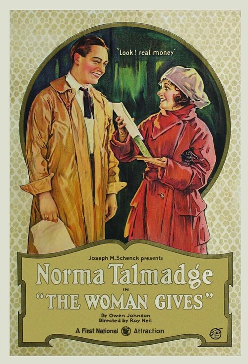 Обложка (Постер) Подвиг женщины / The Woman Gives (1920) SATRip