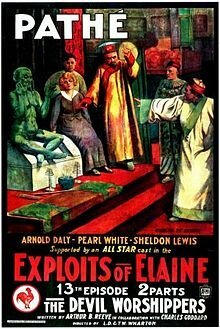 Обложка Похождения Элейн / The Exploits of Elaine (1914) 