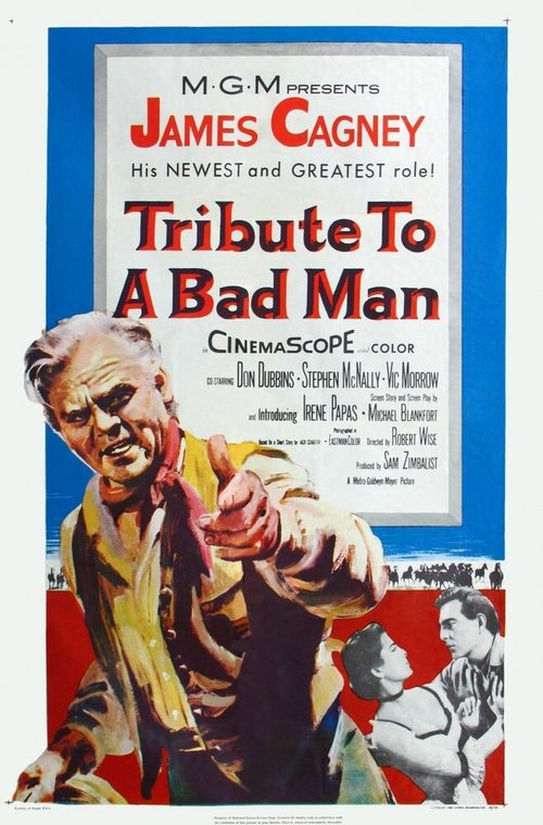 Обложка (Постер) Похвала дурному человеку / Tribute to a Bad Man (1956) SATRip Обложка (Постер) Похвала дурному человеку / Tribute to a Bad Man (1956) SATRip