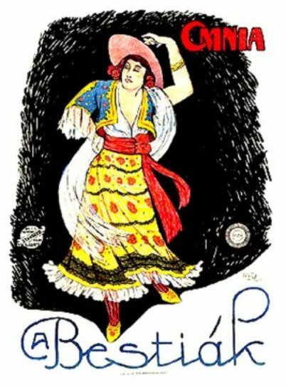 Обложка (Постер) Польская танцовщица / Bestia (1917) SATRip