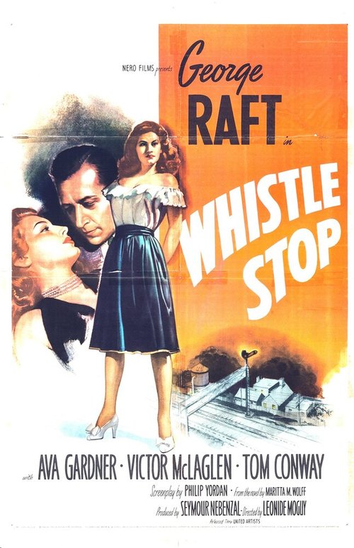 Обложка (Постер) Полустанок / Whistle Stop (1946) SATRip Обложка (Постер) Полустанок / Whistle Stop (1946) SATRip