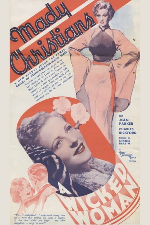 Обложка (Постер) Порочная женщина / A Wicked Woman (1934) SATRip