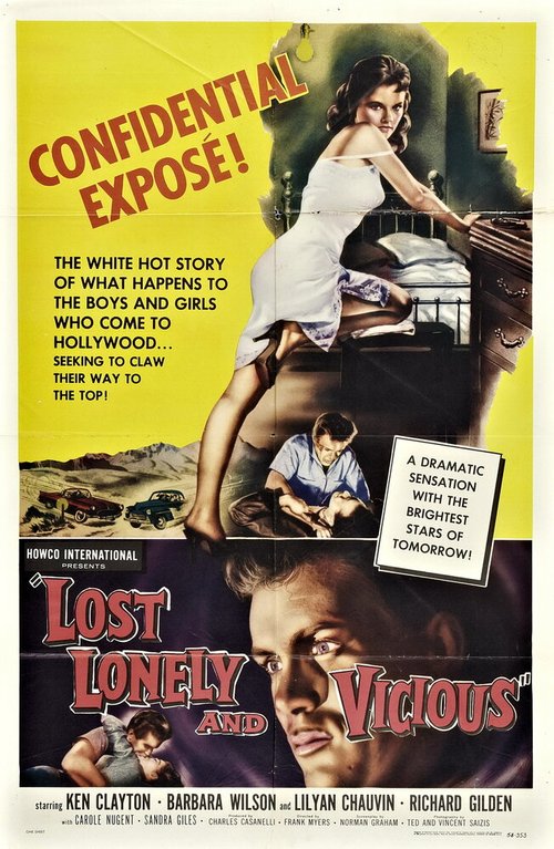 Обложка (Постер) Потерянный, одинокий, злой / Lost, Lonely and Vicious (1958) SATRip Обложка (Постер) Потерянный, одинокий, злой / Lost, Lonely and Vicious (1958) SATRip