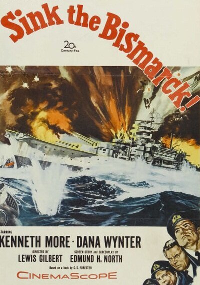 Обложка (Постер) Потопить «Бисмарк» / Sink the Bismarck! (1960) SATRip Обложка (Постер) Потопить «Бисмарк» / Sink the Bismarck! (1960) SATRip