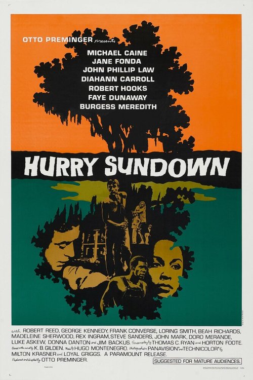 Обложка (Постер) Поторопи закат / Hurry Sundown (1967) SATRip Обложка (Постер) Поторопи закат / Hurry Sundown (1967) SATRip