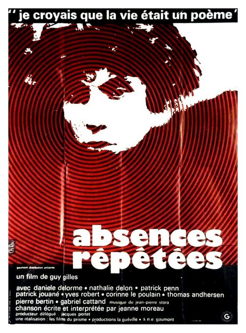 Обложка (Постер) Повторяющие отсутствия / Absences répétées (1972) SATRip