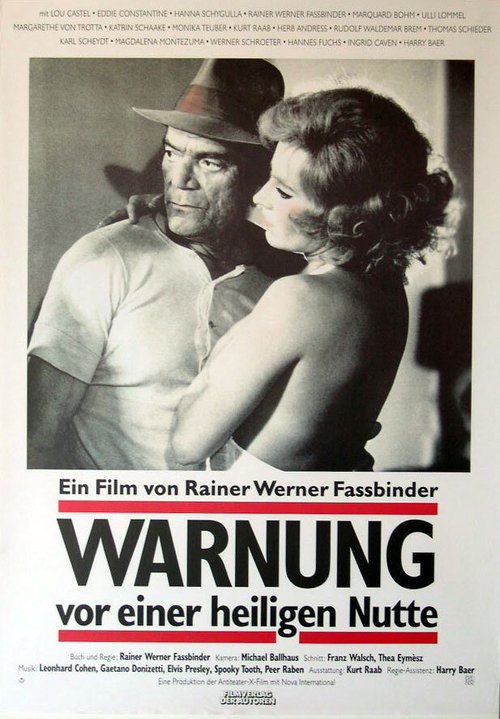 Обложка (Постер) Предостережение святой блудницы / Warnung vor einer heiligen Nutte (1971) SATRip