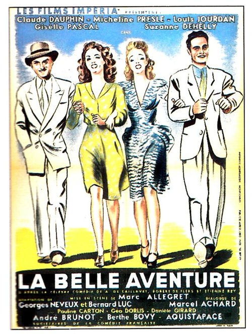 Обложка (Постер) Прекрасное приключение / La belle aventure (1942) SATRip Обложка (Постер) Прекрасное приключение / La belle aventure (1942) SATRip