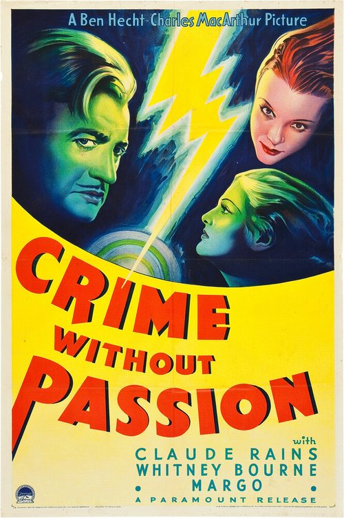 Обложка Преступление без страсти / Crime Without Passion (1934) 