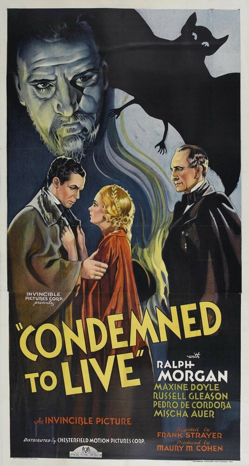 Обложка (Постер) Приговорённый к жизни / Condemned to Live (1935) SATRip