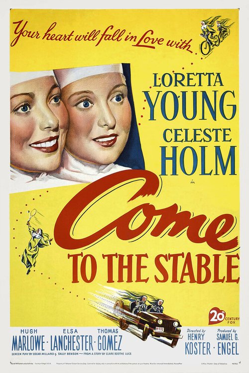 Обложка (Постер) Приходи в конюшню / Come to the Stable (1949) SATRip