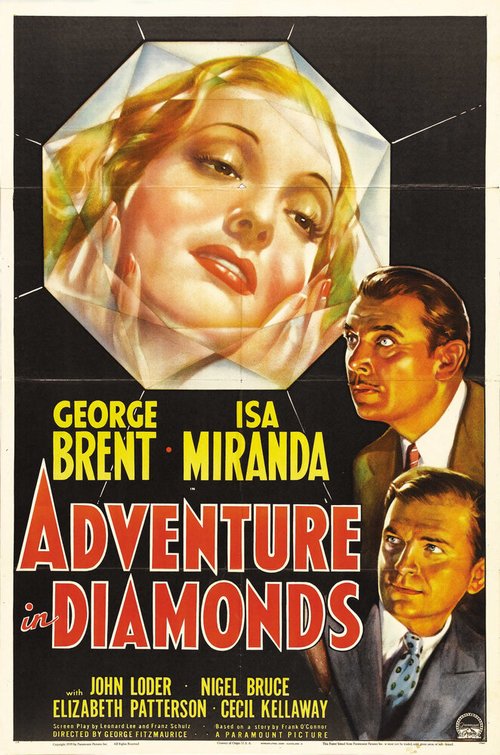 Обложка (Постер) Приключение бриллиантов / Adventure in Diamonds (1940) SATRip