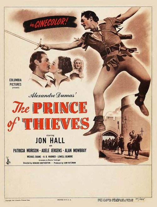 Обложка (Постер) Принц воров / The Prince of Thieves (1948) SATRip Обложка (Постер) Принц воров / The Prince of Thieves (1948) SATRip