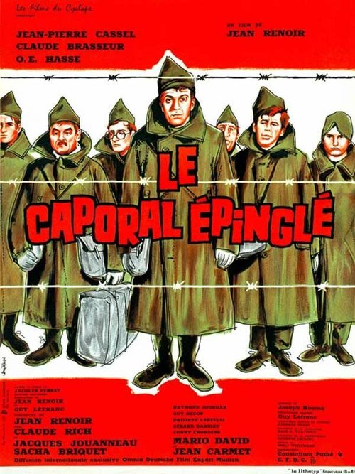 Обложка (Постер) Пришпиленный капрал / Le caporal épinglé (1962) SATRip Обложка (Постер) Пришпиленный капрал / Le caporal épinglé (1962) SATRip