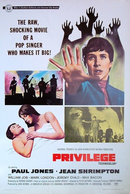 Обложка (Постер) Привилегия / Privilege (1967) SATRip Обложка (Постер) Привилегия / Privilege (1967) SATRip