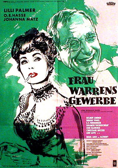 Обложка (Постер) Профессия миссис Уоррен / Frau Warrens Gewerbe (1960) SATRip Обложка (Постер) Профессия миссис Уоррен / Frau Warrens Gewerbe (1960) SATRip