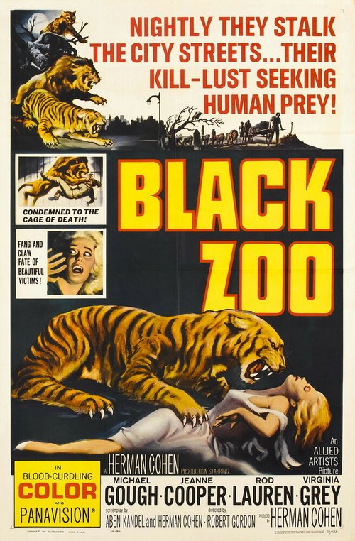 Обложка (Постер) Проклятый зоопарк / Black Zoo (1963) SATRip Обложка (Постер) Проклятый зоопарк / Black Zoo (1963) SATRip