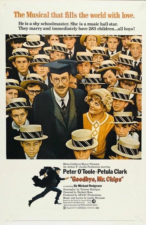 Обложка (Постер) Прощайте, мистер Чипс / Goodbye, Mr. Chips (1969) SATRip