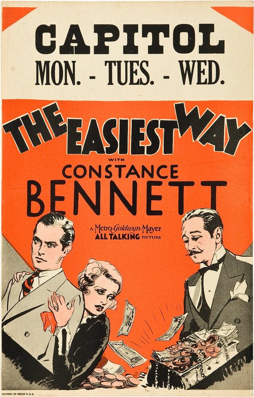 Обложка (Постер) Простейший способ / The Easiest Way (1931) SATRip