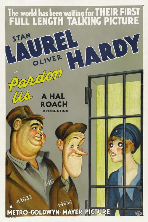 Обложка (Постер) Простите нас / Pardon Us (1931) SATRip