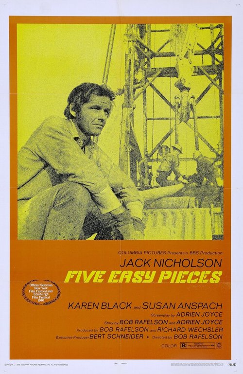 Обложка (Постер) Пять легких пьес / Five Easy Pieces (1970) SATRip Обложка (Постер) Пять легких пьес / Five Easy Pieces (1970) SATRip