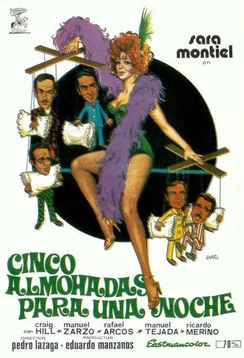 Обложка (Постер) Пять подушек на одну ночь / Cinco almohadas para una noche (1974) SATRip Обложка (Постер) Пять подушек на одну ночь / Cinco almohadas para una noche (1974) SATRip